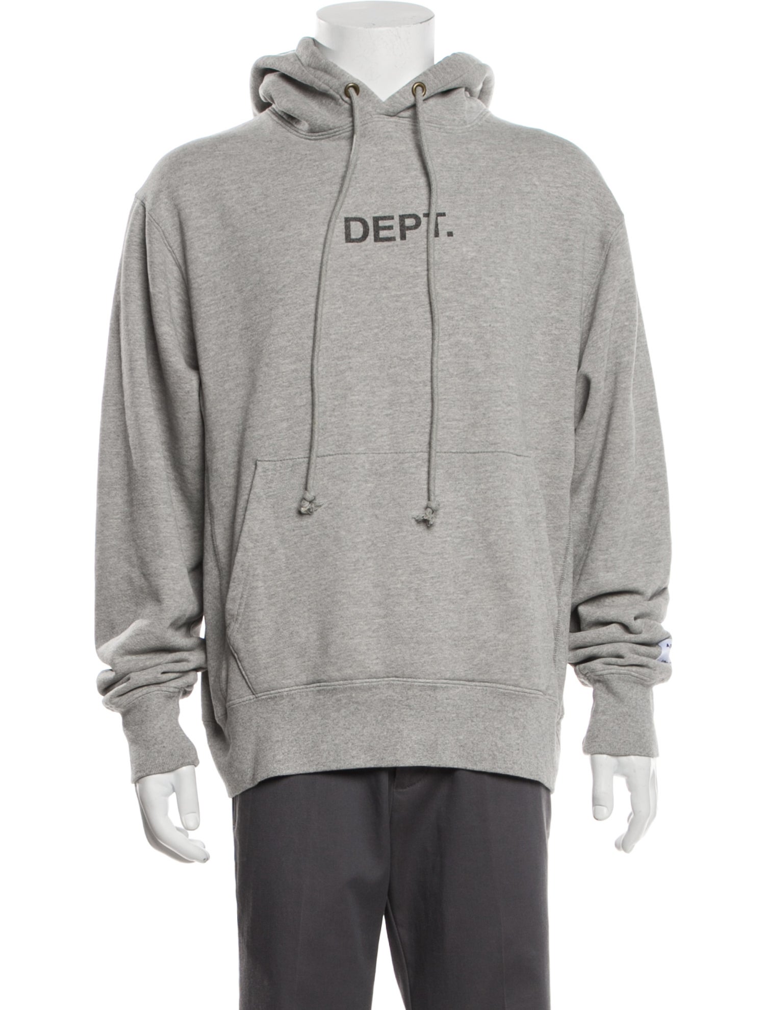 Gallery Dept. Graphic Print V-Neck Hoodie